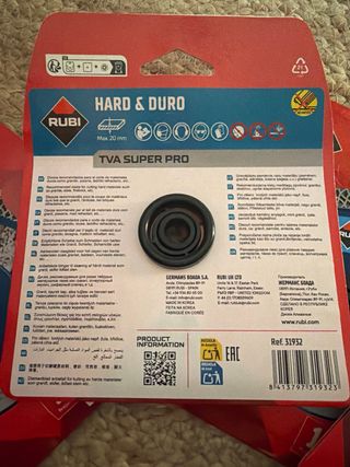 4 Discos Diamantados Rubí-115mm Superpro