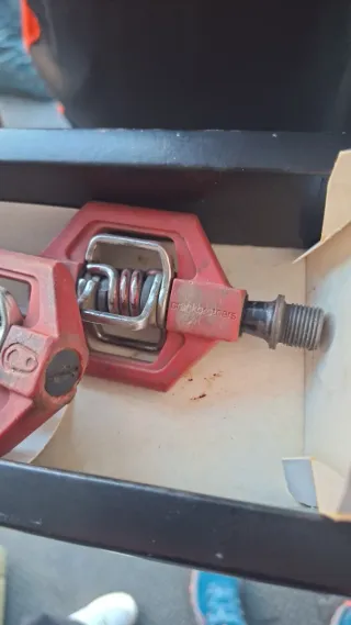 Crankbrothers Pedales Bici Rojo