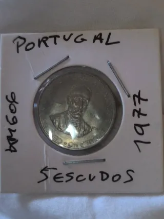Moneda Conmemorativa Portugal Alexander Herculano