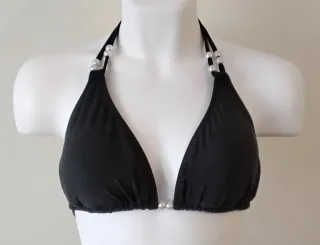 Bikini Negro Perlas Talla XL