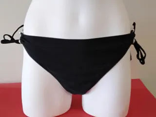 Bikini Negro Perlas Talla XL