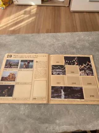 Album Cromos  Las Aventuras de Pinocho Panini 1972