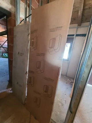 Puerta madera roble