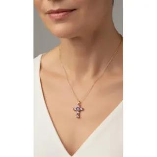 Cruz Cristal Amatista