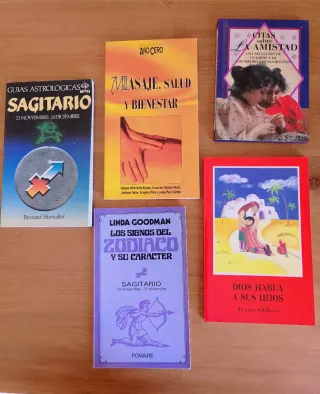 Lote 5 Libros: Astrología, Amistad, Biblia. Gratis