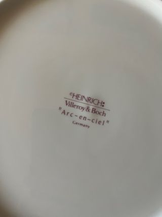 Villeroy & Boch. Coleccion Arc-en-ciel Bajo Plato