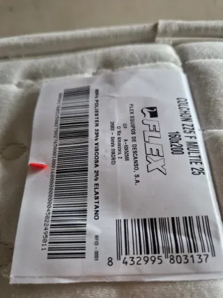 Colchón Viscoelástico Flex 160x200