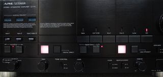 Amplificador integrado Alpine-Luxman LV-117 Negro de Segunda mano