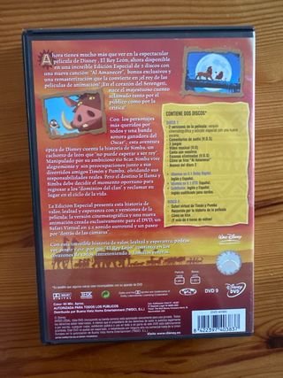 El Rey León Edición Especial DVD
