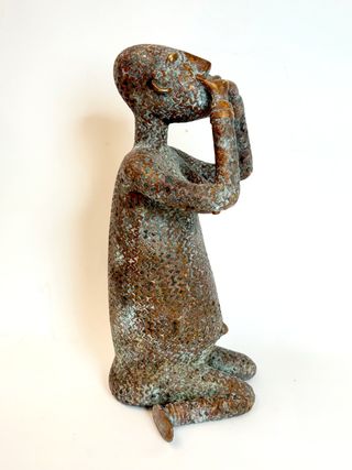 Escultura Bronce Dogon