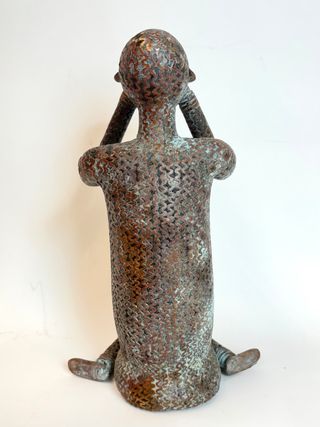 Escultura Bronce Dogon