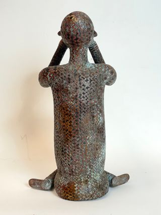 Escultura Bronce Dogon