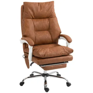 Silla de Oficina Ergonómica Marrón