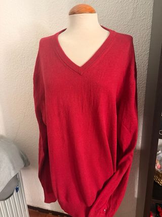 Jersey Tommy Hilfiger Rojo Talla XXL