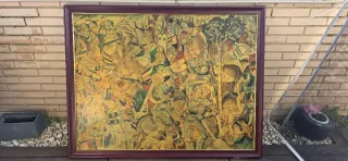 Cuadro/impresion decorativo "el cantar de roldan"