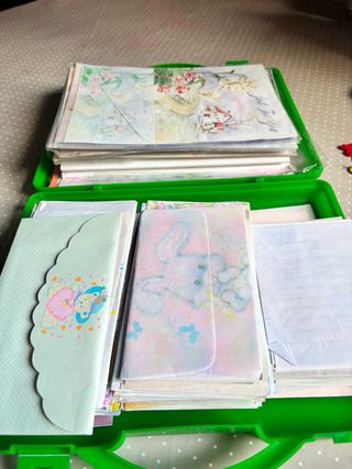 Cartas y sobres vintage años 90