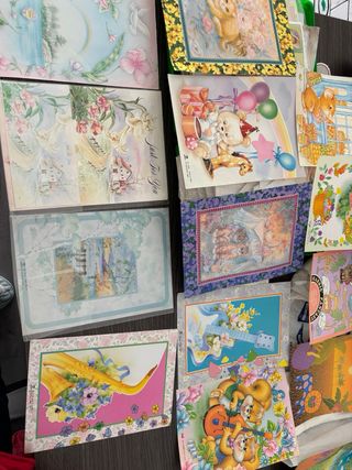 Cartas y sobres vintage años 90