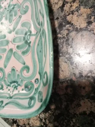 3 Platos Bandejas Granadinas Cerámica