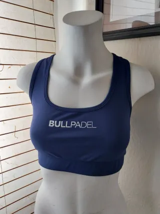Top deportivo Bullpadel azul