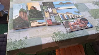 Lote 6 Quadri a Olio su Vari Temi