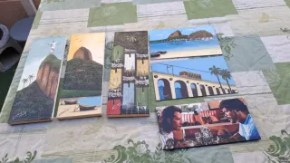 Lote 6 Quadri a Olio su Vari Temi