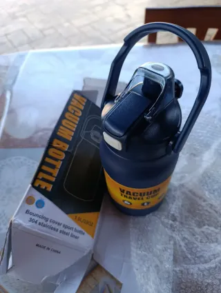 Borraccia Sportiva Nera 1200ml