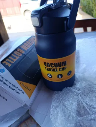 Borraccia Sportiva Nera 1200ml