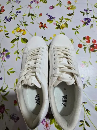 Sneakers Zara Uomo Bianche Minimal