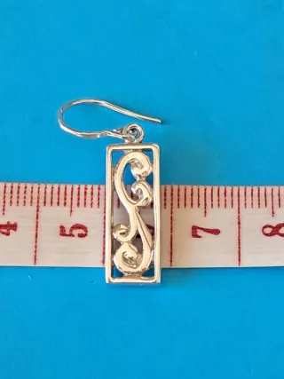 Pendientes Plata Ley Artesanales