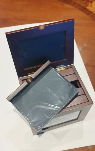 Caja de madera para fotos