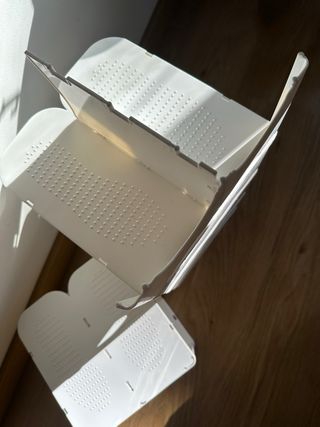 Zapatero modular blanco