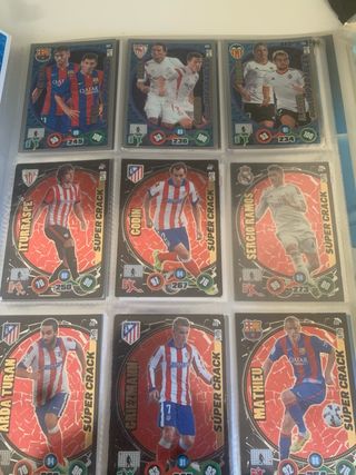 Cartas Adrenalyn XL 2014-15 Tambien por separado.
