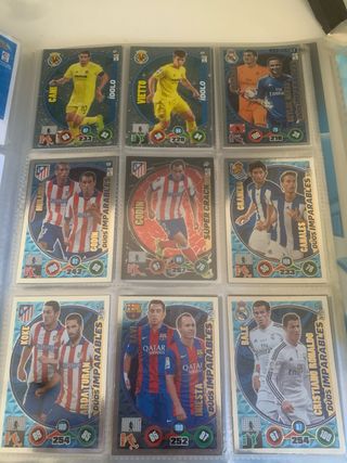 Cartas Adrenalyn XL 2014-15 Tambien por separado.