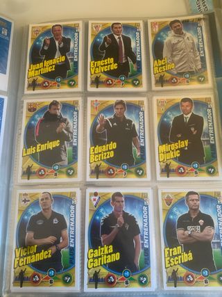 Cartas Adrenalyn XL 2014-15 Tambien por separado.