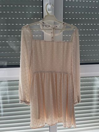 Vestido Poète Beige Talla S