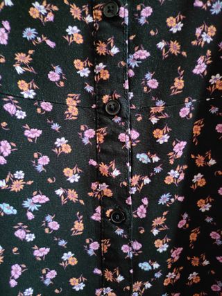 Abito corto Pimkie + bottoni e vita definita