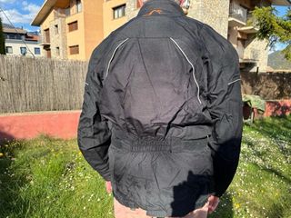 Conjunto Trail Protecciones Moto Negro Gris