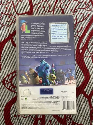 Monstruos S.A. VHS Disney Pixar Español