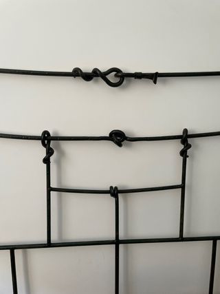 Cabecero de cama metálico forjado