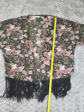 Kimono Boho Encuentro Flecos Talla M