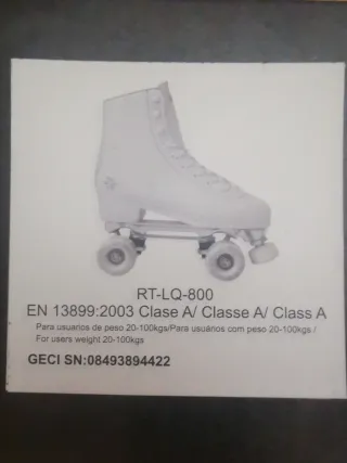 Patines 4 ruedas talle 37