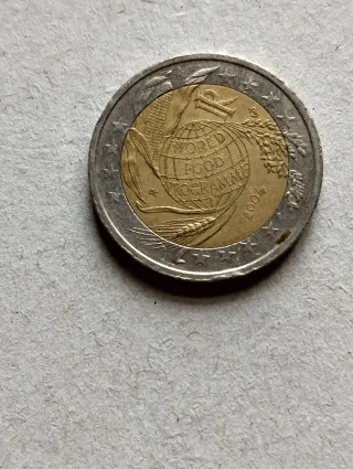 Moneta 2 Euro Italia World Food Programme 2004