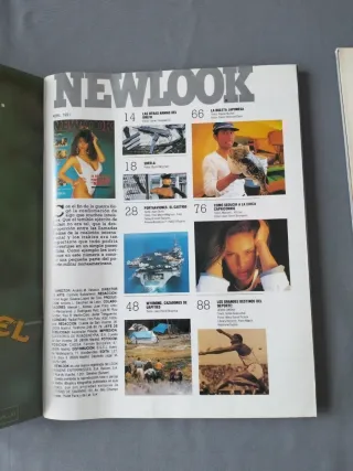 Lote de tres revistas sueltas Newlook años 90