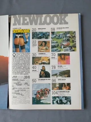 Lote de tres revistas sueltas Newlook años 90