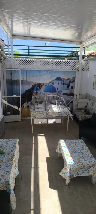 Parcela camping Daganzo con Mobil home.