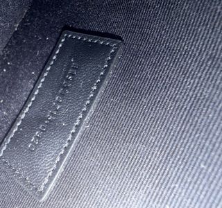 Bolso Clutch Saint Laurent Negro Dorado