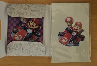 Set Pines Mario Kart Nintendo+pegatinas+cromos
