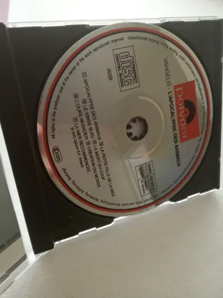 Vangelis L'Apocalypse des Animaux CD