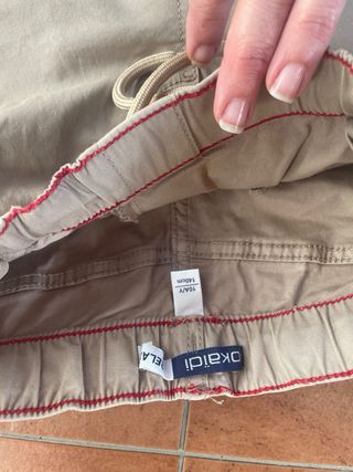 Pantaloncini bambino Okaiidi beige