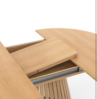 Mesa comedor extensible redonda